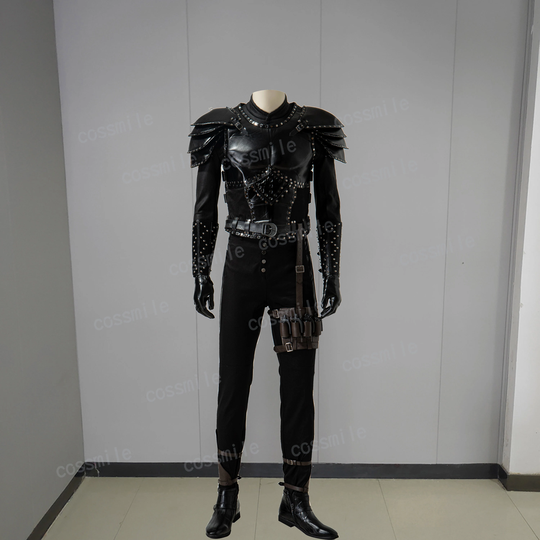 Netflix The Witcher Season 2 Geralt Of Rivia Armor Suit Cosplay Costume With Leather Vest & Coat