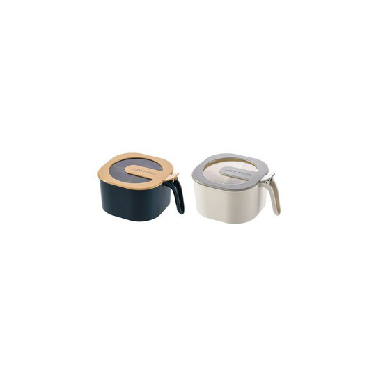 Household Kitchen Supplies Daily Necessities Seasoning Box Storage 1 blue + 1 white (seasoning box)