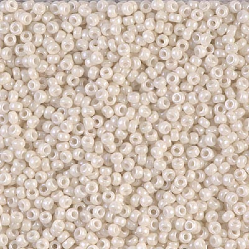 Miyuki Seed Beads 11/0 Opaque Limestone Luster , 0600