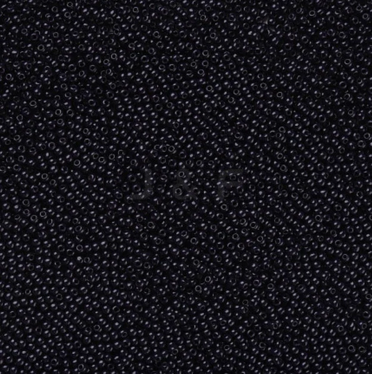 Black 11/0 Round Glass Seed Beads, Opaque Jewelry Supplies, Beading Fgb Craft Beads