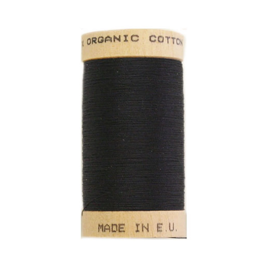 Scanfil Organic Thread 100 Metre Spool - Navy 4818 100% Cotton