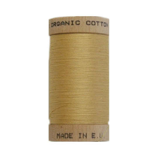 Scanfil Organic Thread 100 Metre Spool - Mustard 4802 100% Cotton