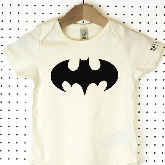 Superhero Organic Cotton Babygrow Or Jumpsuit, Pink/Blue/Black
