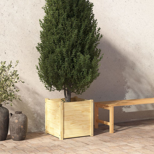 Garden Planter 50x50x50 cm Solid Pinewood