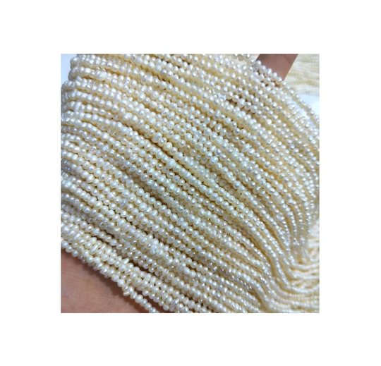 2-3mm Seed Pearl, Smallest Freshwater Tiny Pearls, Potato Seed Genuine Culture Pearl Beads, Wholesale Px097