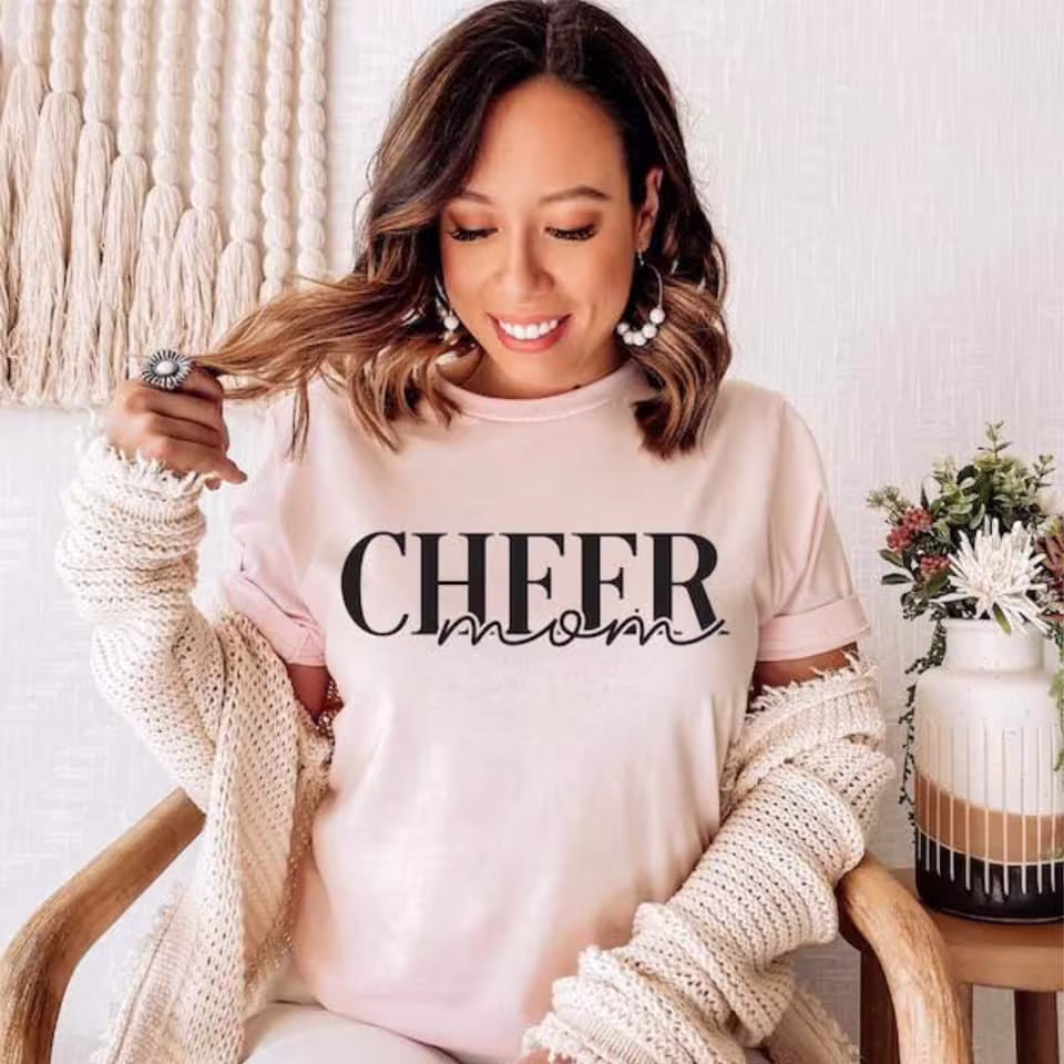 Cheer Mom/Cheer/Competition Season/Hustle Design/Cheerleader/Cheerleading