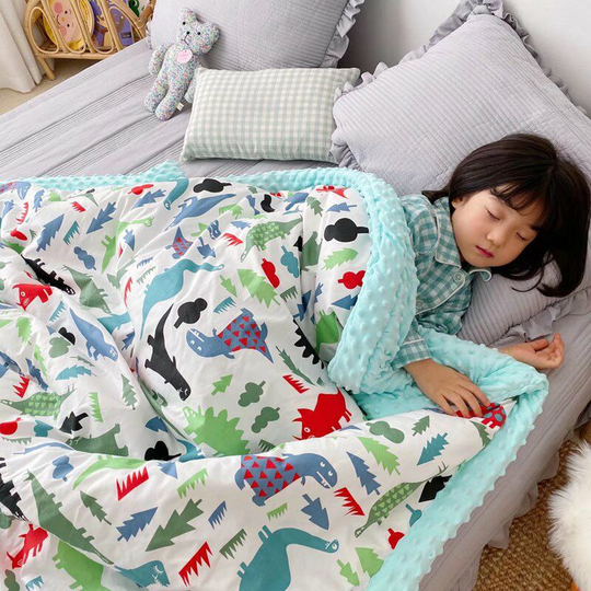 Perle Raregb - Cover Thickened Hot Skin Cover Baby Comfort Cover Hug Quilt Kids Cover Pea Quilt Four Seasons