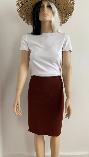 Organic Cotton Skirt Brown