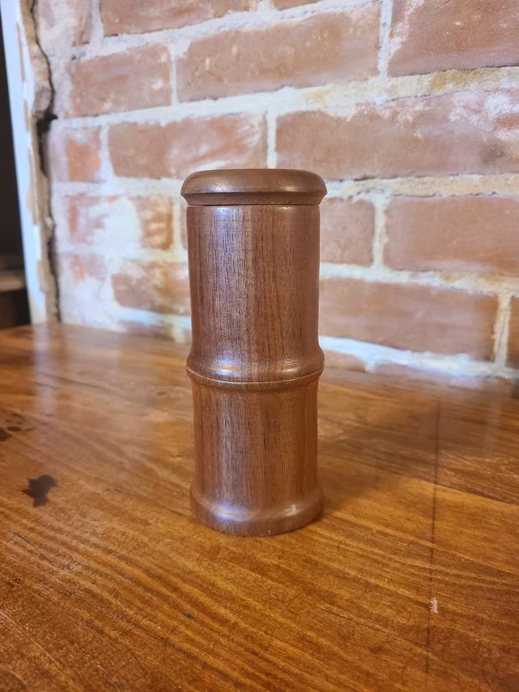 Vintage Wood Salt Shaker & Pepper Grinder 2-In-1 Combo - Your Choice Made in Pennsylvania
