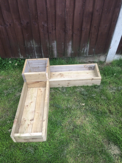 Large Corner Garden Planter