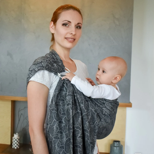 Us Stock Organic Cotton Ring Sling Baby Carrier