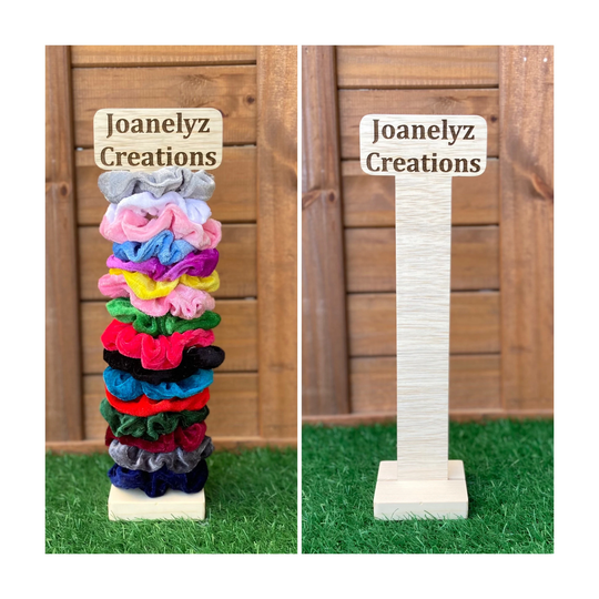 Scrunchies Holder, Personalized Scrunch Holder. Wooden Display Organizer