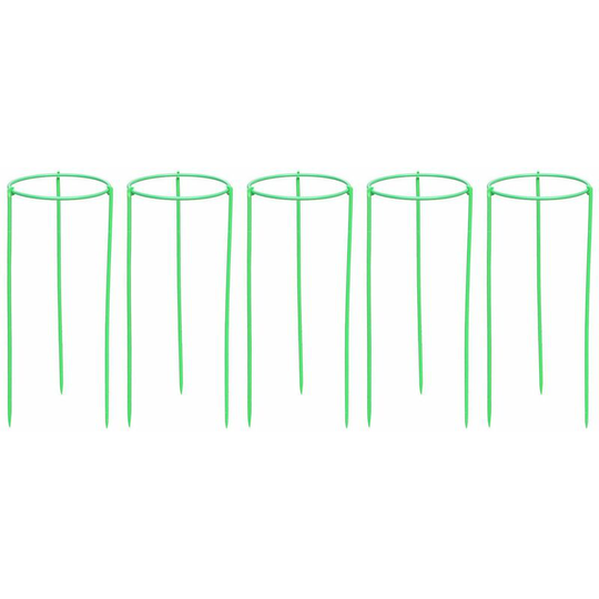 Climbing Plant Support Stakes Tall Plant Support Rin-g Cage for Garden Plant Flower Vegetable,,S & 5PCS