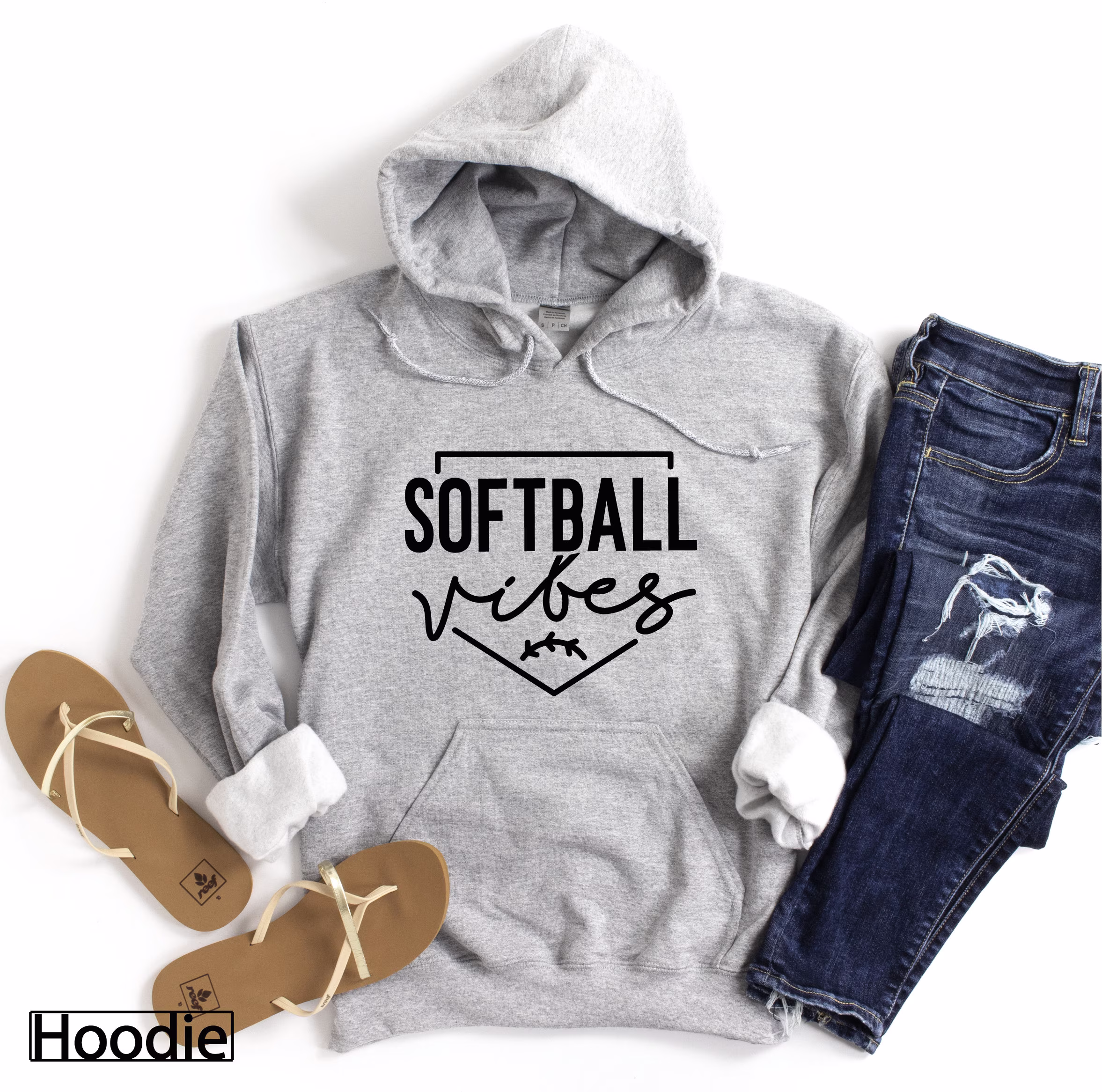 Hoodie, Softball Vibes Hooded Sweatshirt, Sports Sweatshirts, Game Day Sweater, Plus Size, Gift For Her, Cheer Season, Gamer Outfit, Trendy