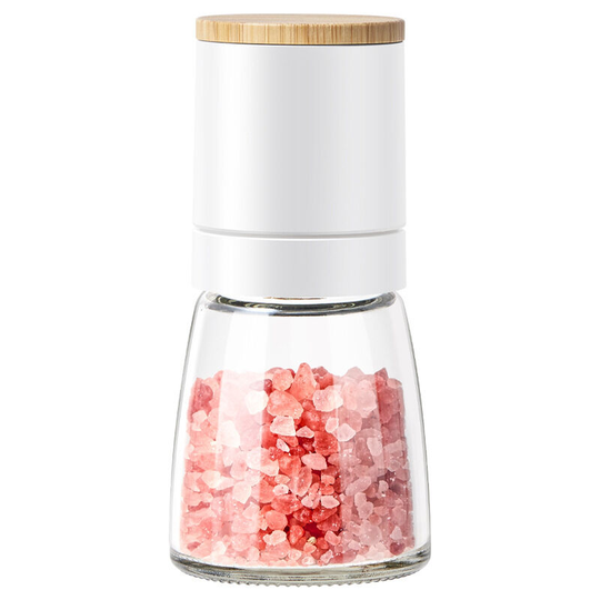 Fvbjd - Pepper Salt Grinder Mill - Adjustable Coarseness Ceramic Spice Grinder Shaker - for Home Kitchen Gifts Ceramic core white