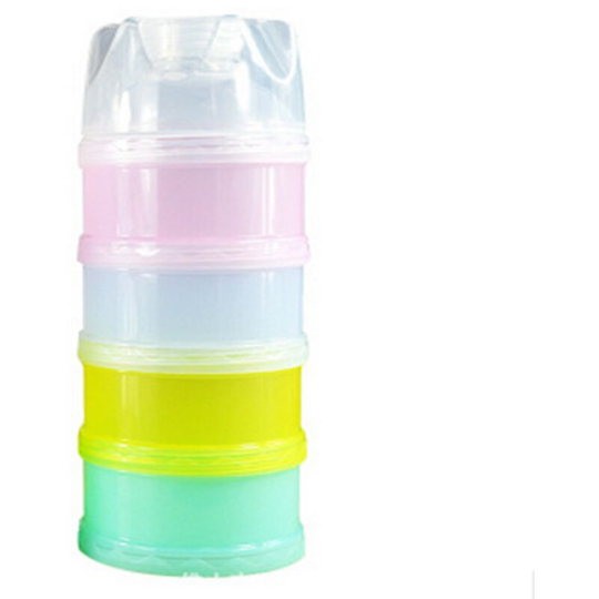 Dosing Box Milk Powder Dispenser Baby Dosers Milk Box Milk Powder and Storage Tank 4 Compartments