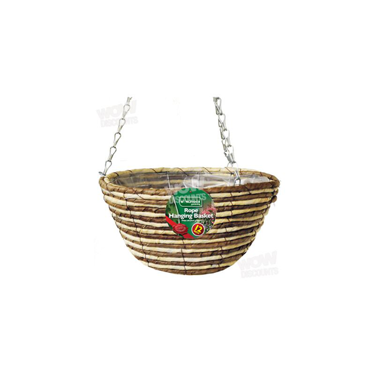 Kingfisher - HB12RR 12' Rope Hanging Basket
