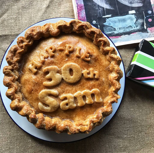 Large Personalised Pork Pie For Anniversary Or Birthday