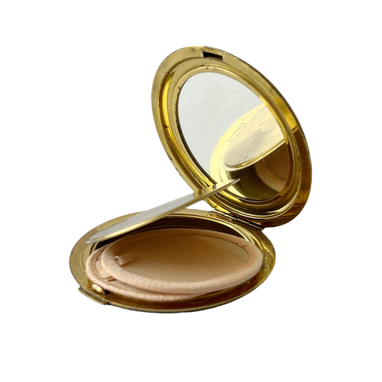 Vintage Powder Compact. Mirror. Era 1950S. Retro. Collector Piece