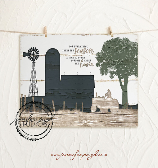 Homestead Series - For Every Season 11x14 Or 8x10 Art Print By Jennifer Pugh