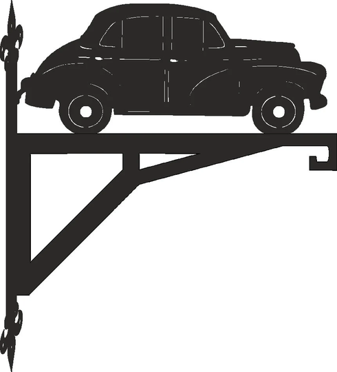 Morris Minor Saloon Modern Contemporary Hanging Bracket