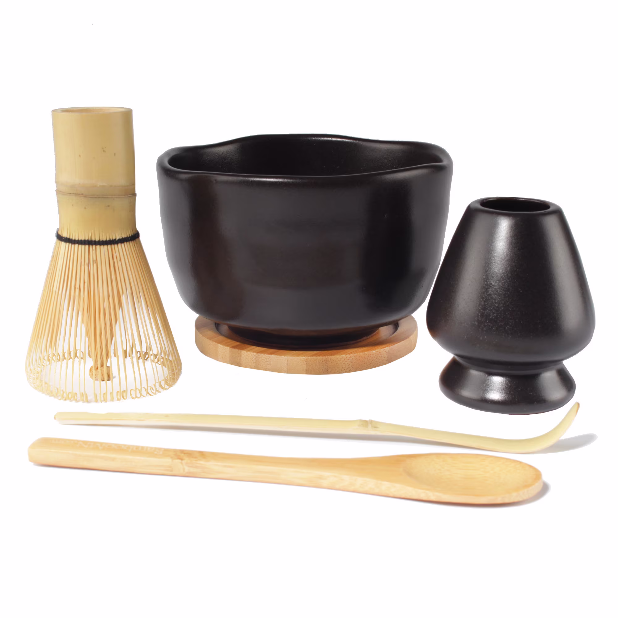 Bamboomn Brand - Matcha Tea Set Black Six-Piece