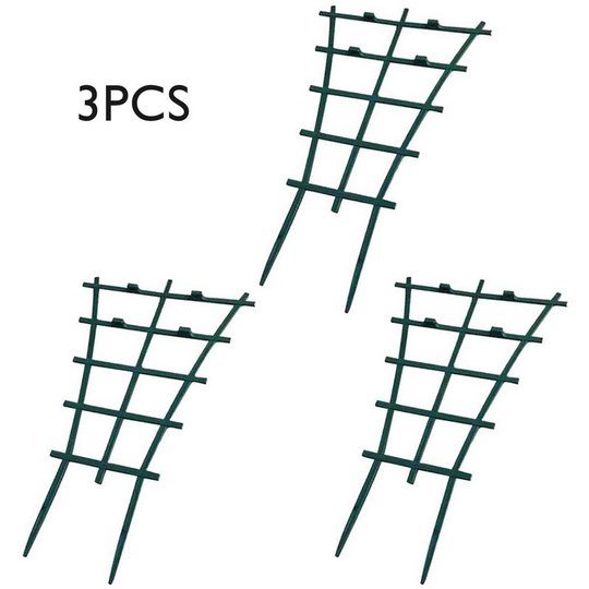 Garden Trellis Plastics Superimposed Climbing Plants Support for Garden Plant Flower Vegetable,3pcs - 3pcs