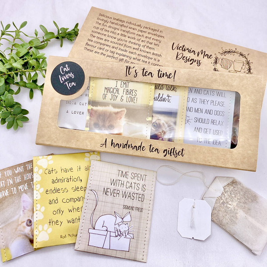 Cat Lovers Tea Gift Set