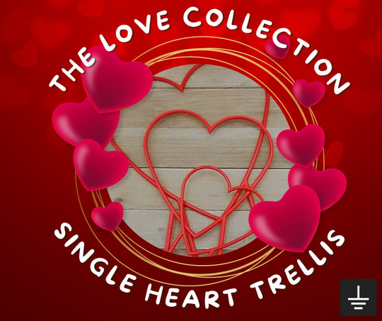 Heart Plant Trellis | For Hoya/Pothos Rare Plants Indoor Plants Gift For Valentines Day