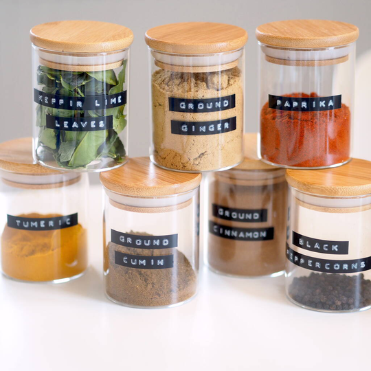 Personalised Storage Jar For Herbs And Spices