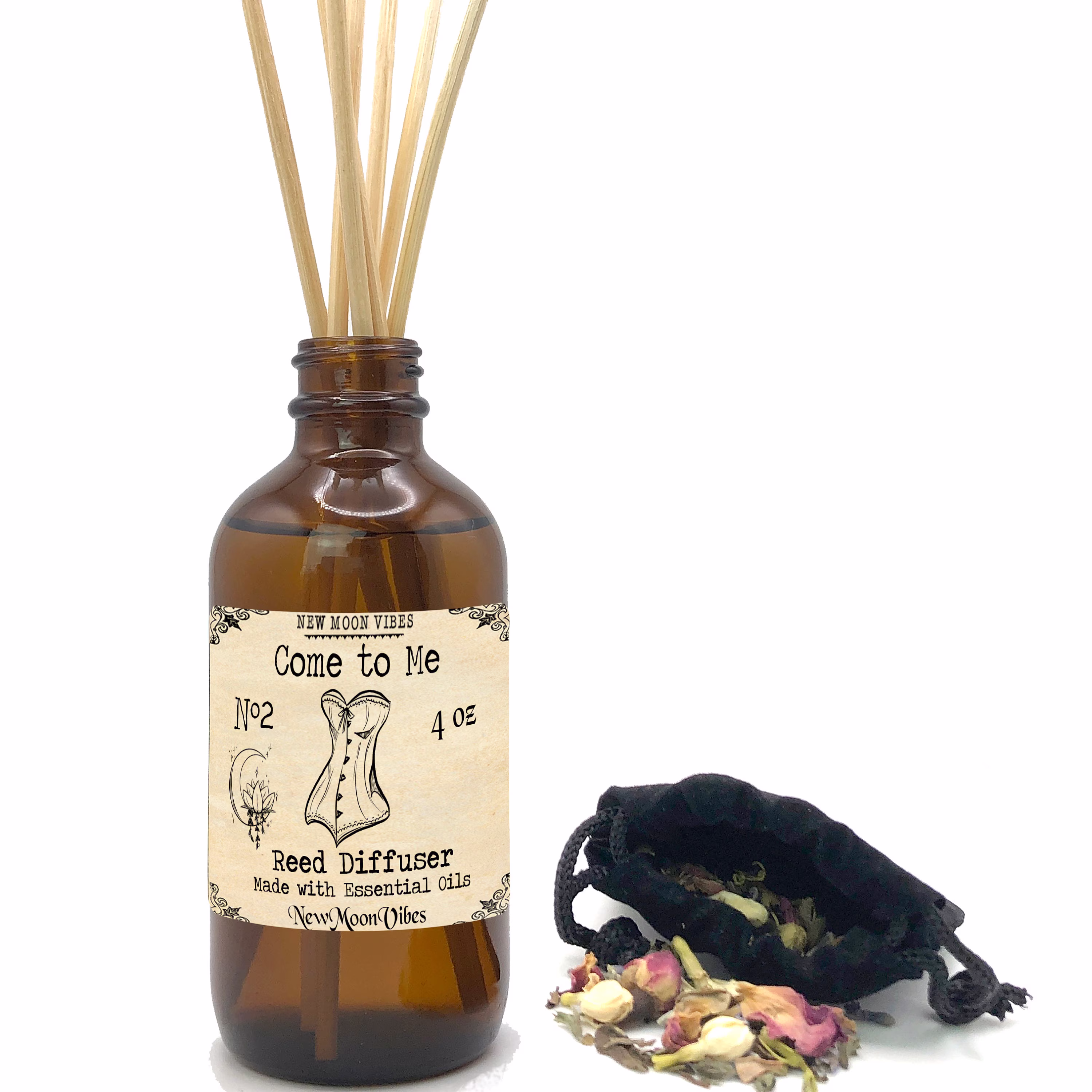 Come To Me Ven A Mi Amor Fall in Love Wiccan Spell Herbal Reed Diffuser Romance Find The Love Of Your Life Attraction Affection