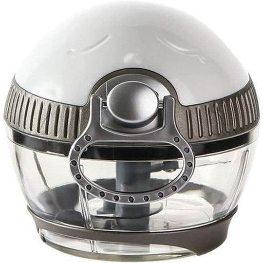 Einemgeld - Mini Manual Garlic Chopper, Heavy Duty Chopper/Cutter, Blender for Chopping Fruits, Vegetables, Herbs, Onions for Salsa, Salad, Pesto,