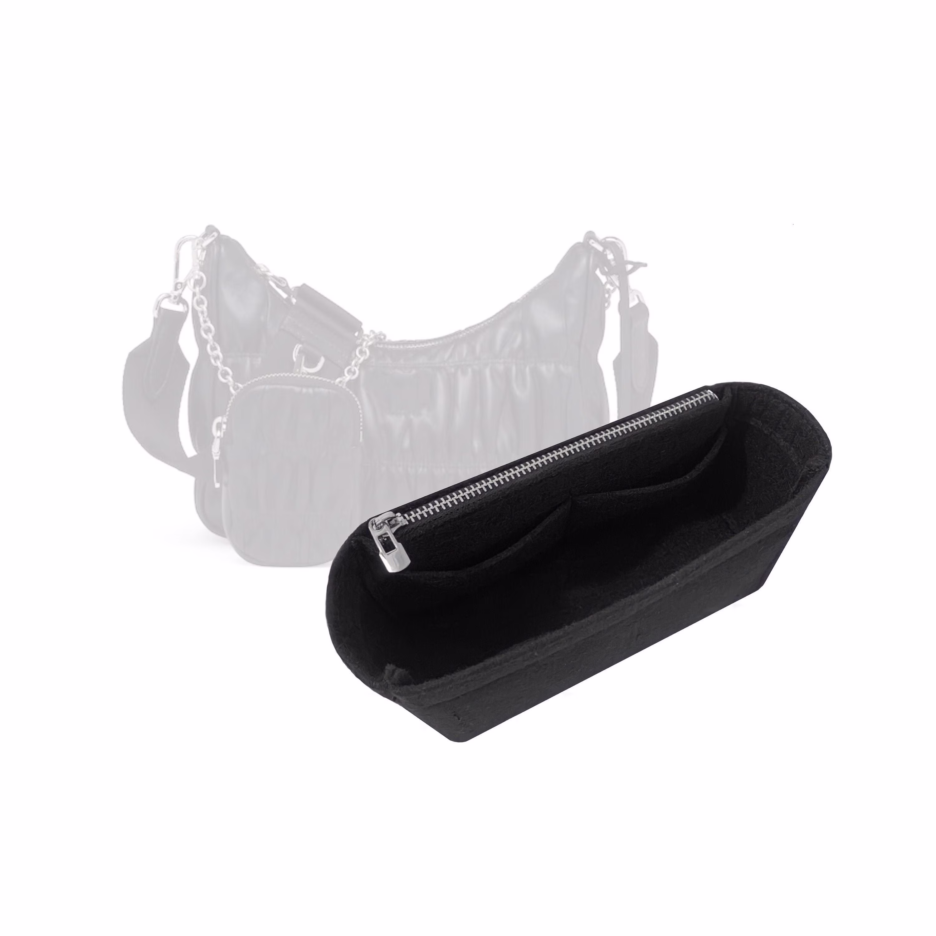 Organizer For Re Edition 2005/Insert Handbag Storage Purse Bag With Pocket Accessories Holder