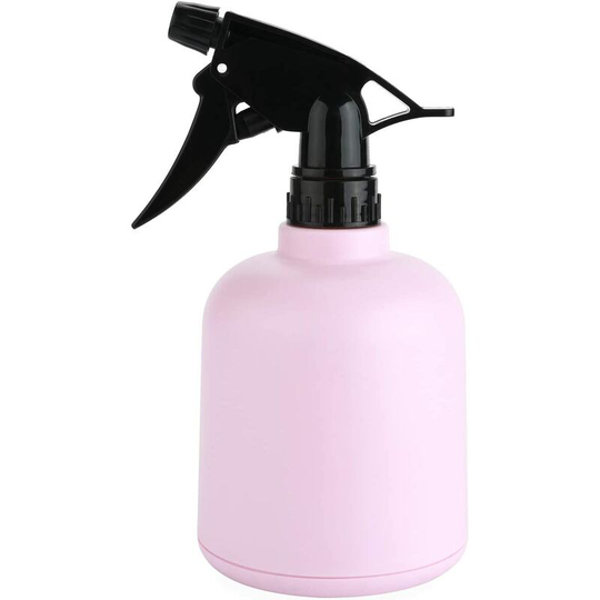 600ML Fine Mist Sprayer with Top Pump Trigger, Indoor Plant Watering Can, Water Sprayer for Flowering Plants, Herbs, Home Garden (Pink)