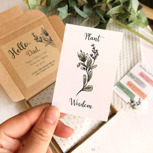 'Thanks For Helping Me Grow' Dad Letterbox Gift