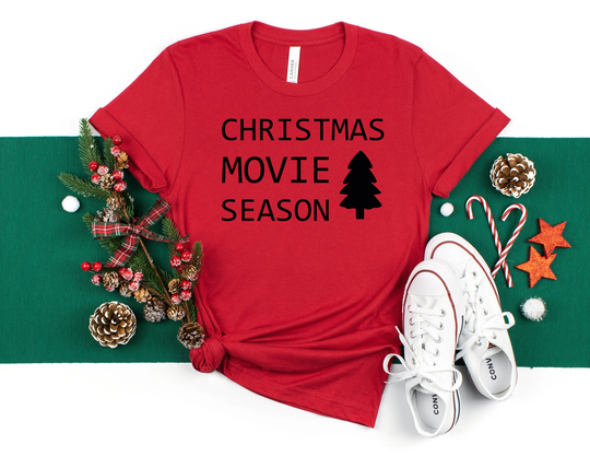 Christmas Movie Season Shirt, Gift, Pajama, Family Matching Shirt