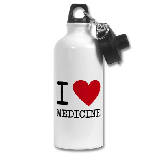 Medical Water Bottle, I Love Medicine, Bottle For, Medical Students, Doctors, Nurses, Nursing Physician Assistants, Surgeons