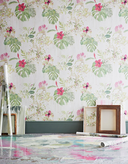 Seasons Spring Wild Rain Wallpaper