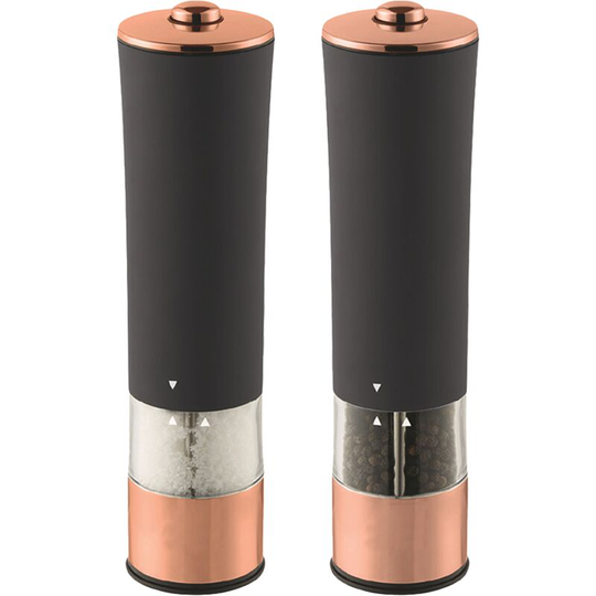 Seasoning jar high-value rose gold electric pepper grinder kitchen seasoning box seasoning box black gold