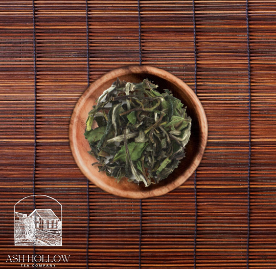 Organic White Peony Tea | Bai Mu Dan - Delicate, Floral, Grassy, Beneficial Minimally Processed Loose Leaf Tea