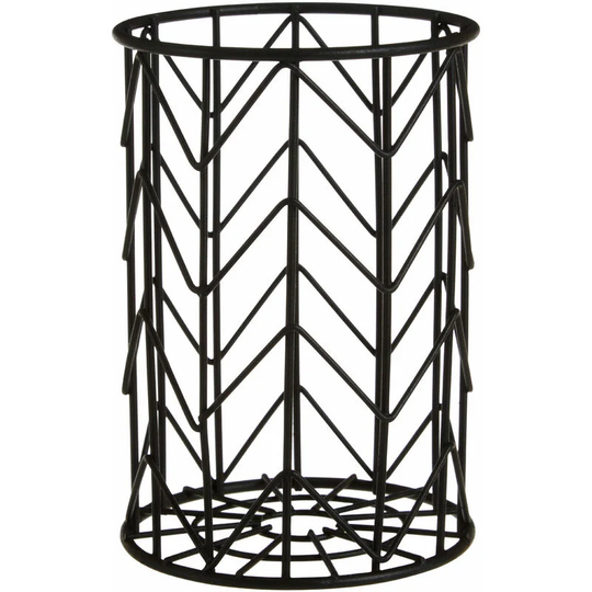 Premier Housewares - Vertex Black Powder Coat Utensil Holder
