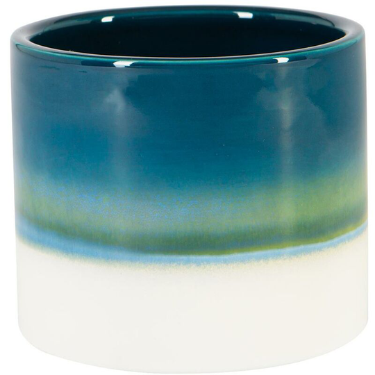 Nicola Spring - Reactive Glaze Plant Pot - 9cm - Navy