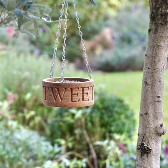Personalised Wooden Bird Feeder