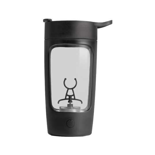 Protein Powder Mixer Shaker Cup 22 oz Electric Portable Bottle for Coffee bpa Free with usb Rechargeable and Milk Vortex Mixing Shakes Cups (BLACK)1pc