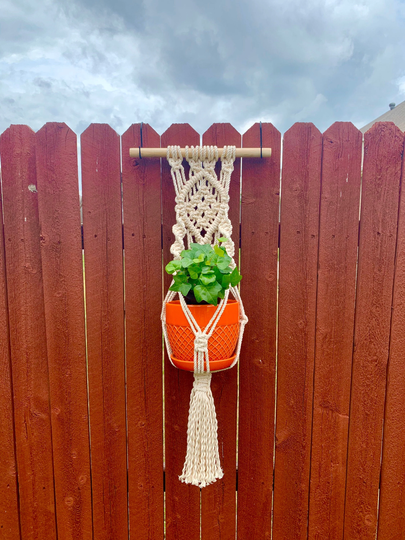 Diamond Macrame Plant Hanger | Hangers - Vintage Style
