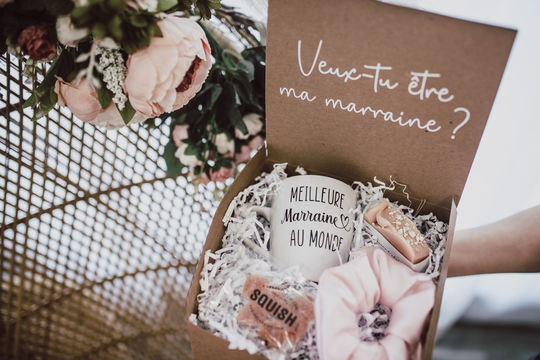 Gift Box For Godmother - Will You Be My Godmother? Best Godmother, Gift For