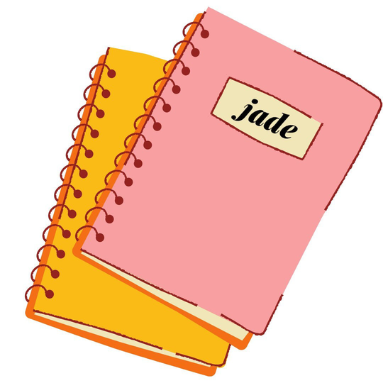 Notebook Name Decal | Class Organization Decals Period College High School Teacher