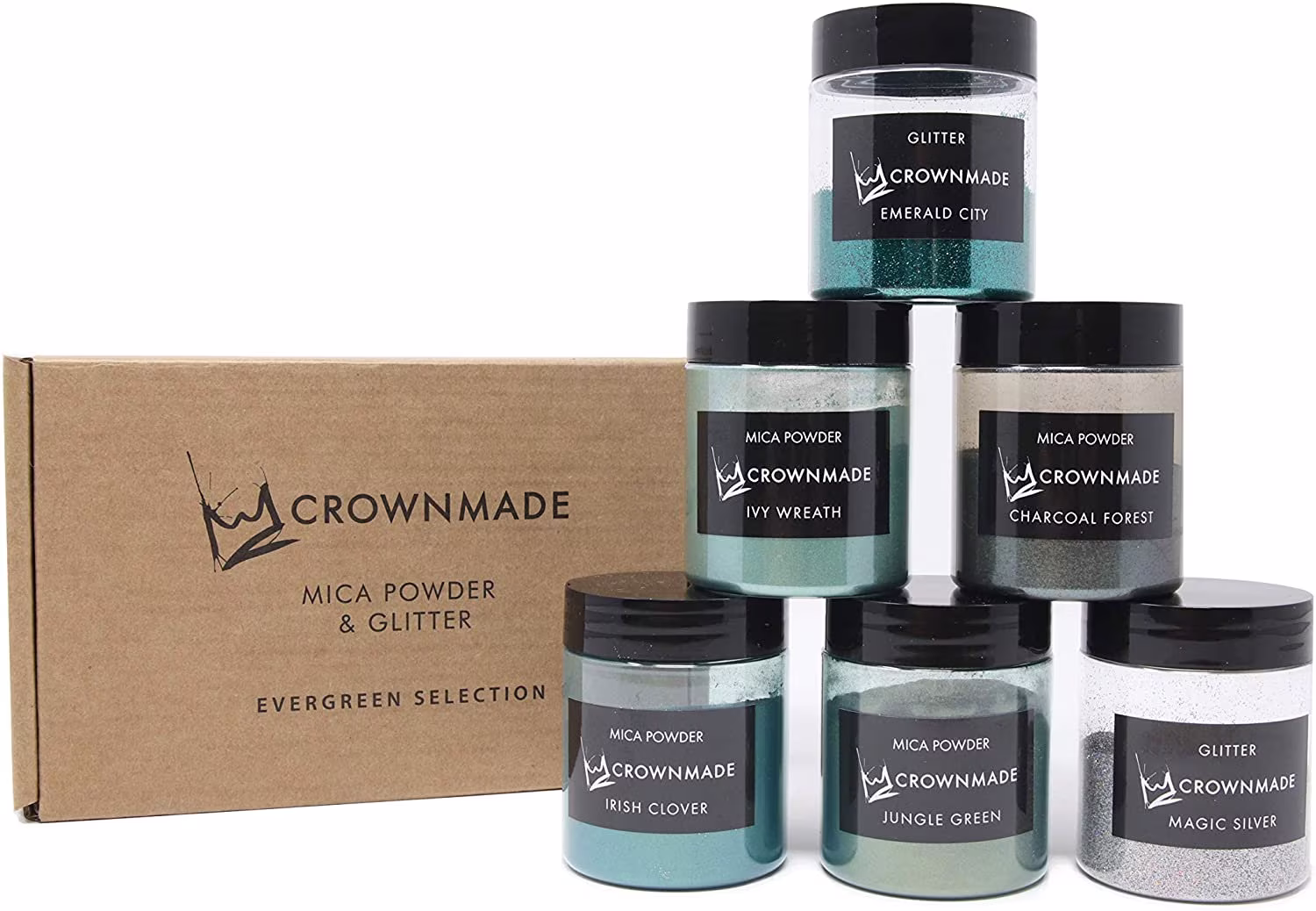 Epoxy Resin Color Pigment & Glitter Powder Set - Kit 180G