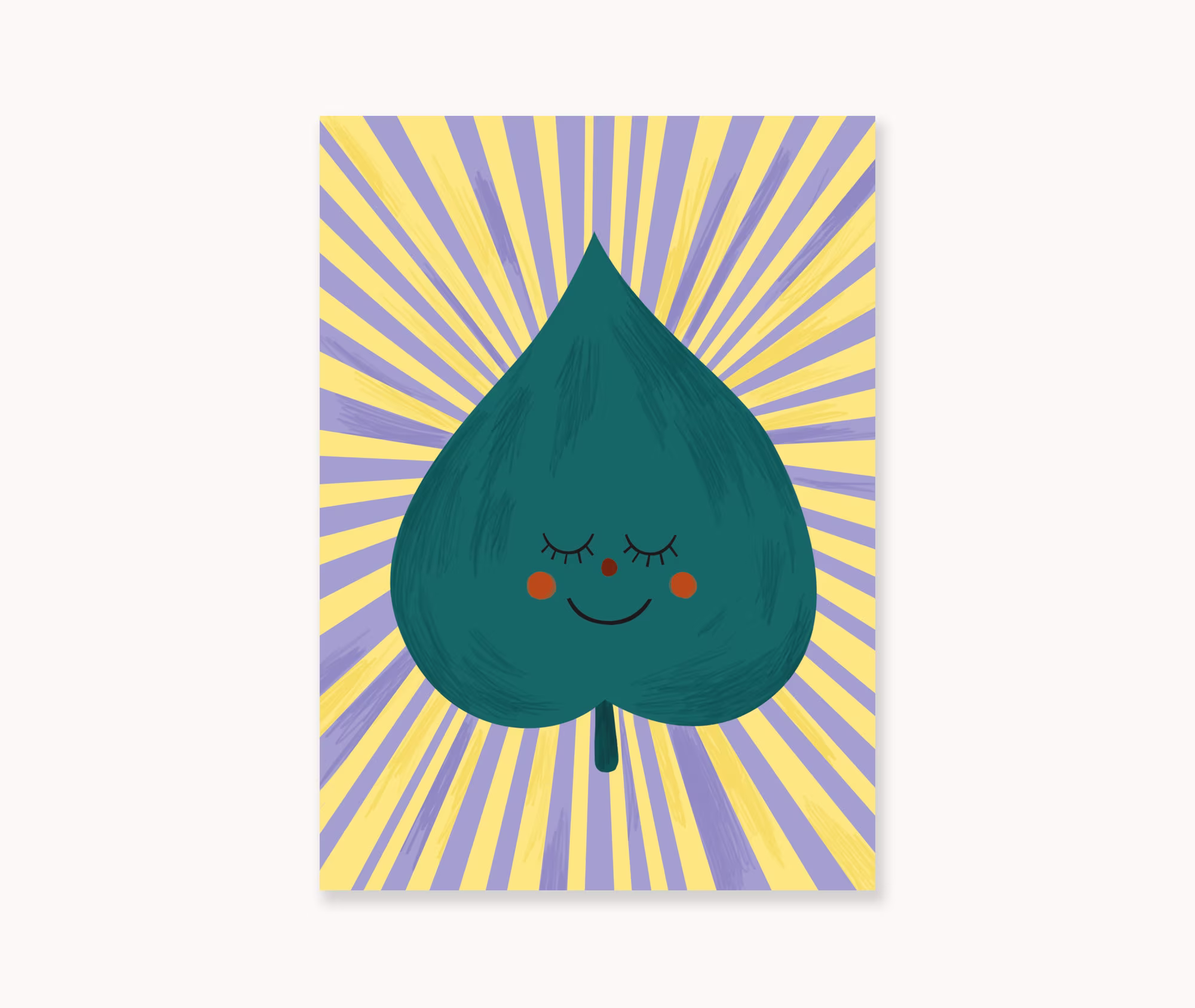 Postcard "Leaf-Shine Linden