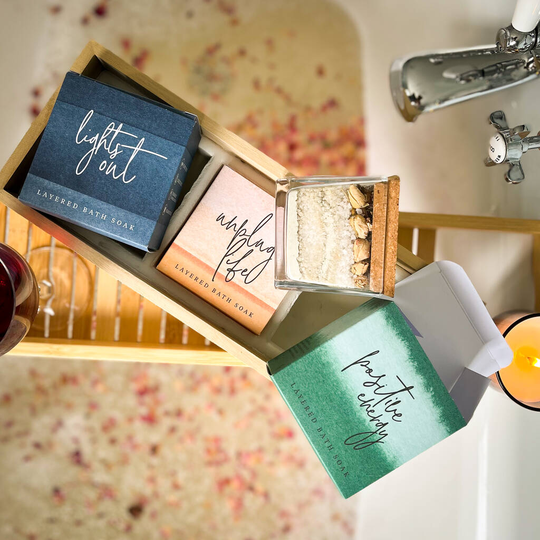 Layered Bath Soak Gift Set